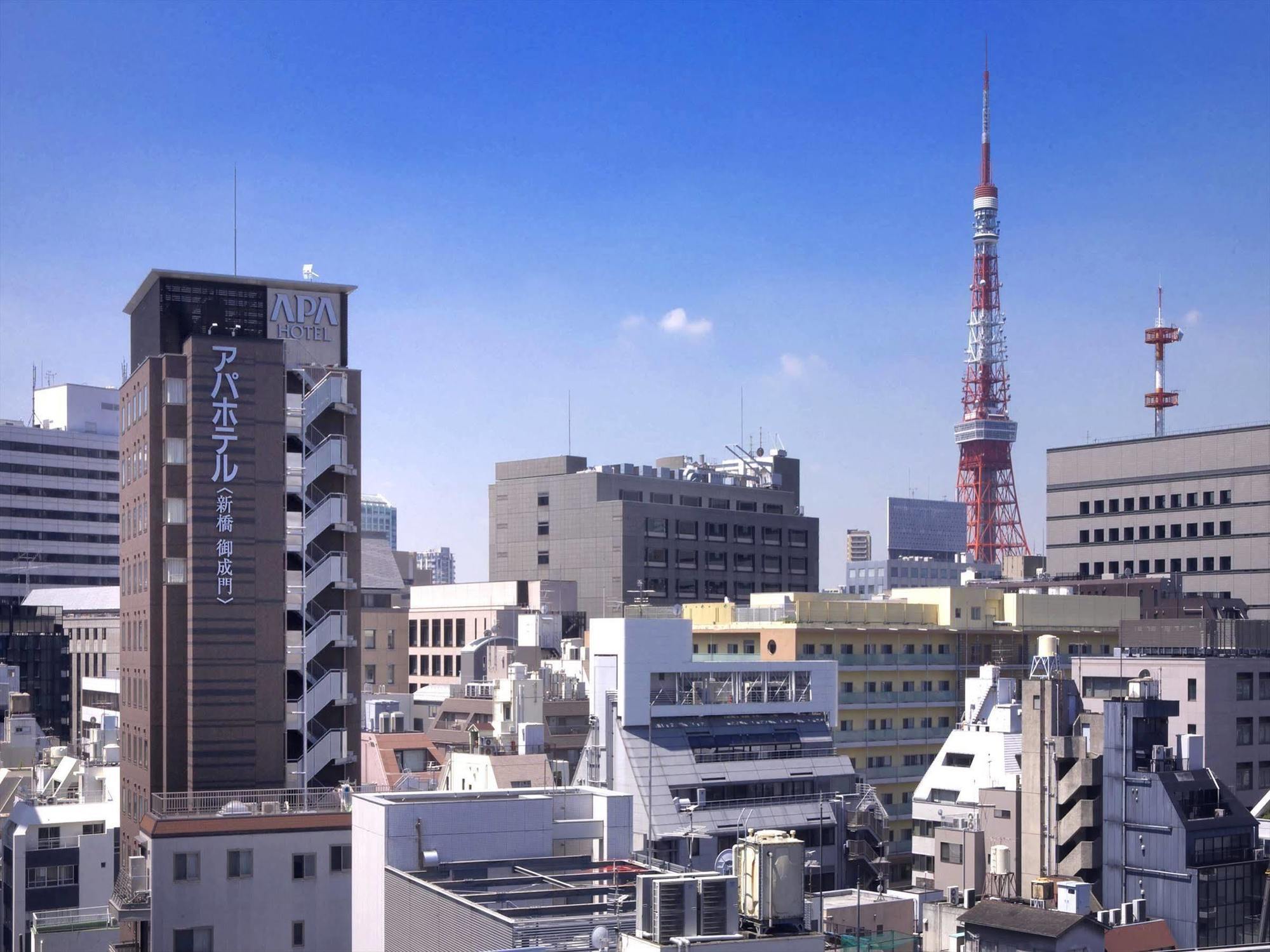 Apa Hotel Shimbashi Onarimon Tokio Exterior foto